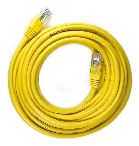 Cable Red Internet Lan Utp Rj45 Categoría 6 Por 10 Metros 