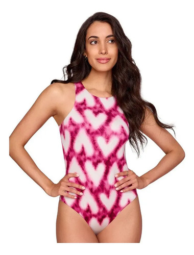 172006 Body Ilusion Teddy Lenceria Doble Tela Broche Payasit