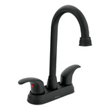 Mezcladora Negro Mate 4´´ P/lavabo, Tipo Bar, Foset 45623