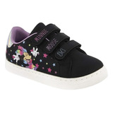 Tenis Para Niña Negro Minnie Mouse Infantil Andrea Disney