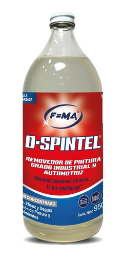 D-spintel Removedor / Decapante De Pintura Y Recubrimientos