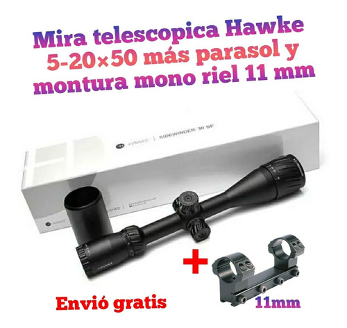Mira Telescopica Hawke 5-20×50