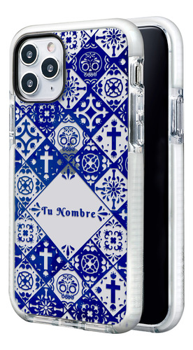 Funda Para iPhone Talavera Calaveras Con Nombre Para Mujer