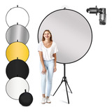 Limostudio Agg3273 - Reflector De Disco De Luz Plegable De 4