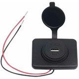 Cargador Usb + Tipo C Sobrepuesto Autos Camiones 12v-24v