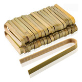 240 Pinzas Desechables De Bambú Para Pan, Pinzas Para Tostad