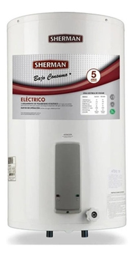 Termotanque Sherman Electrico Pie 85 Litros Tepc085eshk2