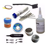 Kit Salva Chip Malha Fluxo Dessolda Solda Prata Vacuo Kapton