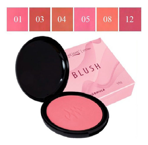 06 Blush Matte Em Atacado Para Revenda 