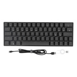 Teclado Mecánico Para Juegos De 64 Teclas Inalámbrico 2.4g B