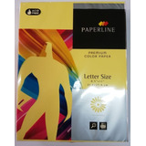 Papel Fotocopia Color Amarillo 75gr Tamaño Carta 500 Und