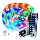 Tira De Led 20m Luces Neón Multicolor Para Habitacion [u]