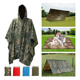 Poncho De Camping Camuflaje Impermeable Capa Tienda Militar