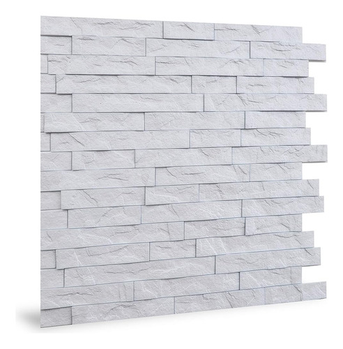 Innovera Decor Ledge Stone White Panel De Pared 3d - 12 Ud.