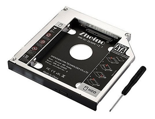 Caddy Segundo Disco Notebook Hdd Sata O Ssd 12,7mm  