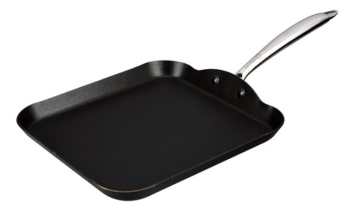 Plancha Cuadrada Antiadherente 28 Cm Cocina Masterchef Negro