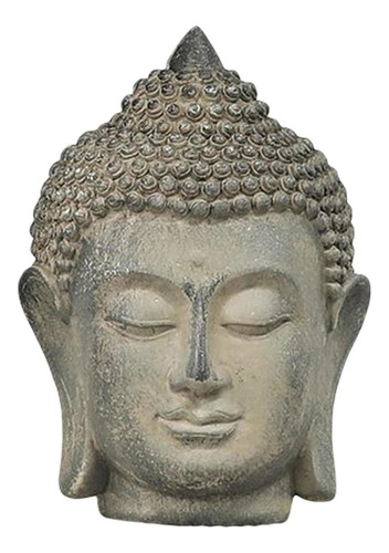 Estatueta Decorativa De Estátua De Cabeça De Buda Fengshui H