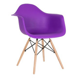 Cadeira Charles Eames Eiffel Daw Clara Roxo