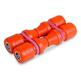 Ganza Latin Percussion Lp441l Duoshake Loud Orange Color Naranja