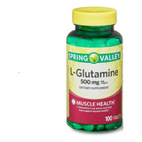 L Glutamina Premium 100 Capsulas Alimento Muscular Eg G40 Sabor Sin Sabor