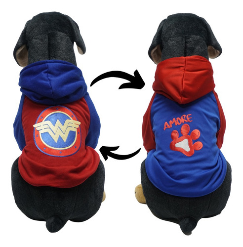 Chaqueta Beisbolera Doble Fax Super Pets Talla Xl