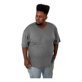 Camiseta Camisa Lisa Masculina Big Plus Size Gola V Básica 