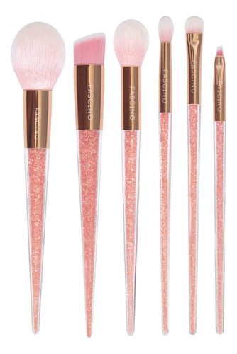      Set De Brochas Glitter 6 U