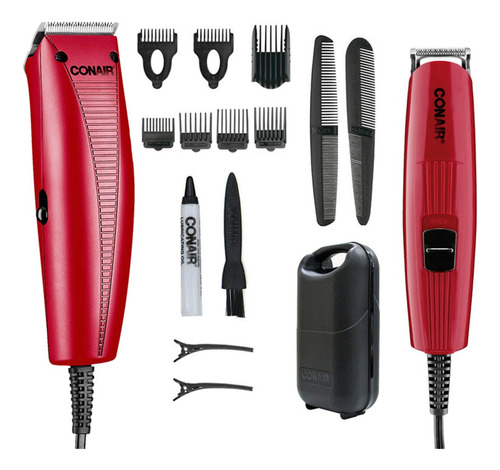 Kit Maquina Para Cortar Cabello Cortadora Conair Profesional