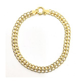 Pulseira Lacraia Ouro 18k 750 17 Cm Diâmetro 5 Cm