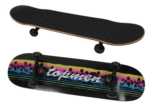 Patineta Skateboard Tabla Trucks Rodamientos Calidad