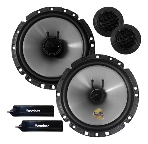 Componentes Parlantes Bomber 6 Pul 120w Rms Kit Mobile A Cjf