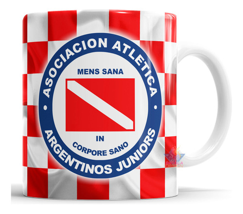 Taza De Cerámica Equipo Fútbol Argentino Escudo Bandera Copa