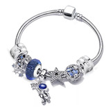 Pulsera Charm Compatibl Pandor Astronauta Infinito Amor Luna