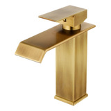 Torneira Banheiro Cascata Bronze Misturador Monocomando