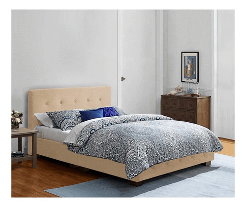 Recámara Nick (cabecera Mas Base) King Size Haspe Beige