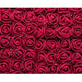 144 Mini Rosas Rosinhas Flores Artificiais - Escolha A Cor