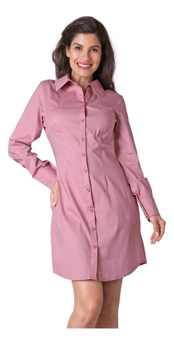 Vestido Casual Mujer Rosa Stfashion 64104727