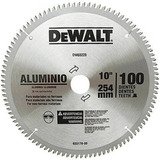 Disco Serra Circular P/ Aluminio 10 254mm 100 Dentes Dewalt