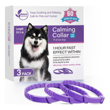 3x Collar Perro Gato Ajustable Calmante Ansiedad Relajante