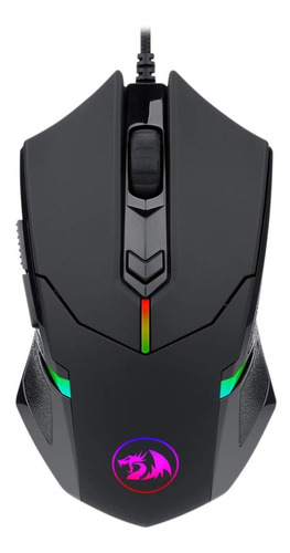 Mouse Gamer Redragon Centrophorus M601rgb Black Configurable