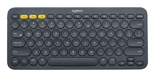 Teclado Bluetooth Logitech K380 Qwerty Español Color Negro