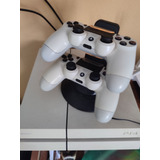 Playstation 4 Fat Branco 500gb, Com 2 Controles Recarregáveis 