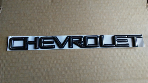Emblema Compuerta Chevrolet Silverado Cheyenne Reemplazos Foto 4