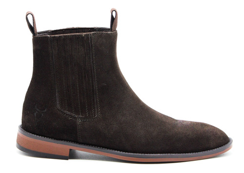 Botin Charro Chelsea Boots Hombre Caballero Piel Gamuza