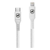 Cabo Lightning Usb / Tipo C iPhone Survivor Preto / Branco Cor Branco - Lightning / Type C