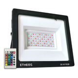 Reflector Led 30w Rgb Exterior Alta Potencia Colores Control