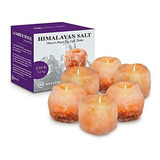 Nevlers - Candelabros Para Velas De Sal Del Himalaya Hechos 