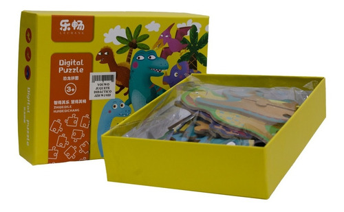 Juego Didáctico Rompecabezas Dinosaurios 5 Pzs Wj033