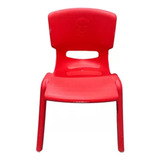 Silla Plastica Infantil Para Niños Y Niñas Rojo