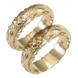 Anillo De Oro De 14 Quilates Para Mujer, Diseño De Flor Grab